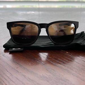 Oakley Catalyst Wood Grain Polarized Sunglasses